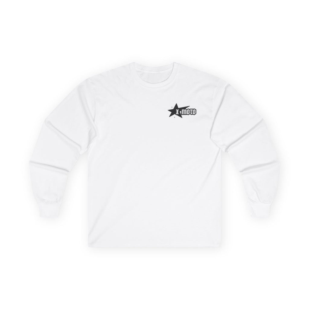 xmoto long sleeve shirt (white)