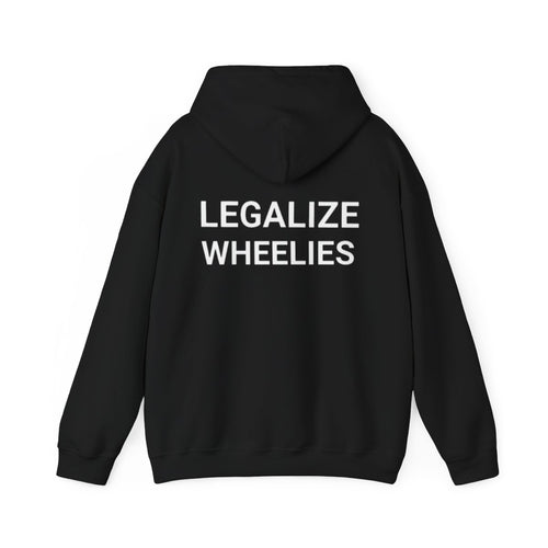 xmoto legalize wheelies hoodie (black)